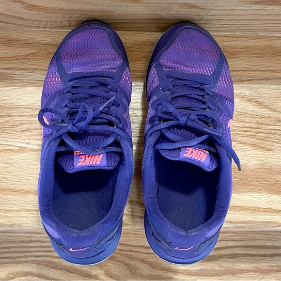Nike Sneakers Size 9.5 Purple & Pink Running Shoes Sports Women’s - Picture 10 of 11